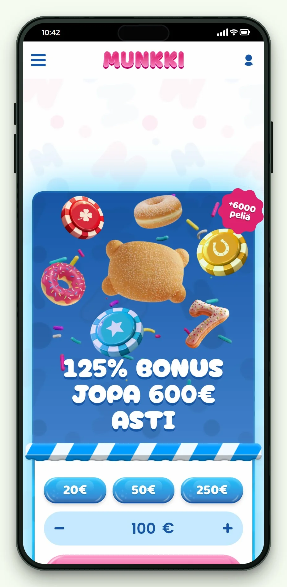 uudet pay n play kasinot: Munkki Kasino etusivu